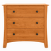 Armstrong Three Drawer Chest — Cherry wood reference; selected finish may differ
