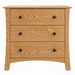 Armstrong Three Drawer Chest — Oak wood reference; selected finish may differ