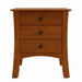 Armstrong Three Drawer Nightstand — Cherry wood reference; selected finish may differ