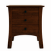 Armstrong Three Drawer Nightstand — Cherry wood reference; selected finish may differ