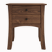 Armstrong Two Drawer Nightstand — Walnut wood reference; selected finish may differ