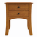 Armstrong Two Drawer Nightstand — Maple wood reference; selected finish may differ