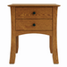 Armstrong Two Drawer Nightstand — Oak wood reference; selected finish may differ