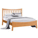 Armstrong Wishbone Bed Low Footboard — Cherry wood reference; selected finish may differ
