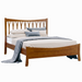 Armstrong Wishbone Bed Low Footboard — Maple wood reference; selected finish may differ