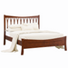 Armstrong Wishbone Bed Low Footboard — Maple wood reference; selected finish may differ