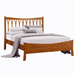 Armstrong Wishbone Bed Low Footboard — Oak wood reference; selected finish may differ