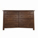 Benson Eight Drawer Dresser — Walnut wood reference; selected finish may differ