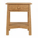 Benson One Drawer Nightstand — Oak wood reference; selected finish may differ