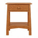 Benson One Drawer Nightstand — Cherry wood reference; selected finish may differ
