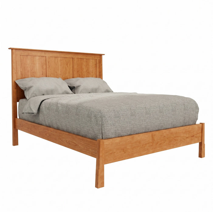 Benson Panel Bed Low Footboard — Cherry wood reference; selected finish may differ