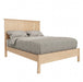Benson Panel Bed Low Footboard — Maple wood reference; selected finish may differ