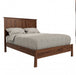 Benson Panel Bed Low Footboard — Walnut wood reference; selected finish may differ