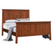 Benson Panel Bed High Footboard — Oak wood reference; selected finish may differ