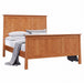 Benson Panel Bed High Footboard — Cherry wood reference; selected finish may differ
