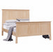 Benson Panel Bed High Footboard — Maple wood reference; selected finish may differ