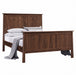 Benson Panel Bed High Footboard — Walnut wood reference; selected finish may differ
