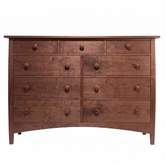 Berkshire Nine Drawer Dresser — Walnut wood reference; selected finish may differ