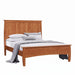 Berkshire Panel Bed Low Footboard — Cherry wood reference; selected finish may differ