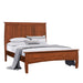 Berkshire Panel Bed Low Footboard — Oak wood reference; selected finish may differ