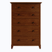 Cabot Five Drawer Chest — Oak wood reference; selected finish may differ