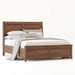 Cabot Panel Bed Low Footboard — Walnut wood reference; selected finish may differ