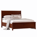 Cabot Panel Bed Low Footboard — Cherry wood reference; selected finish may differ