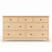 Cabot Seven Drawer Dresser — Maple wood reference; selected finish may differ