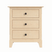 Cabot Three Drawer Nightstand — Maple wood reference; selected finish may differ