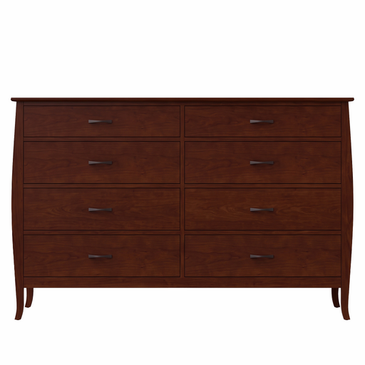 Cascade Eight Drawer Dresser — Cherry wood reference; selected finish may differ