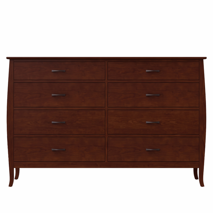 Cascade Eight Drawer Dresser — Cherry wood reference; selected finish may differ