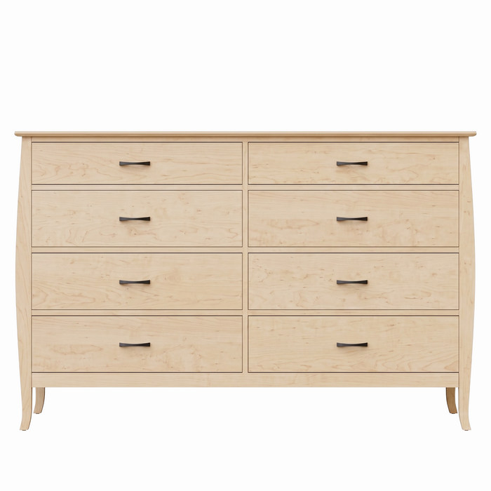 Cascade Eight Drawer Dresser — Maple wood reference; selected finish may differ