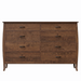 Cascade Eight Drawer Dresser — Walnut wood reference; selected finish may differ