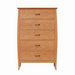 Cascade Five Drawer Chest — Cherry wood reference; selected finish may differ