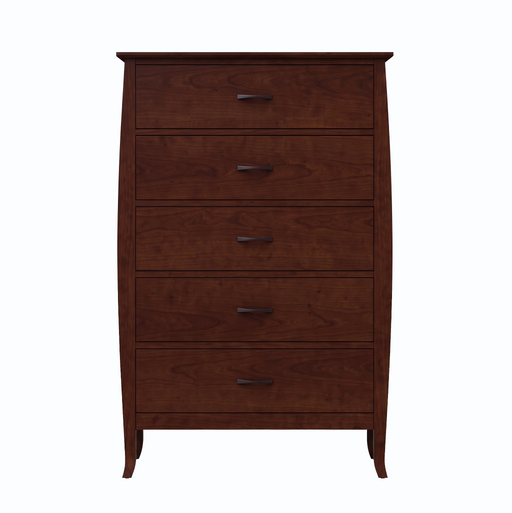 Cascade Five Drawer Chest — Cherry wood reference; selected finish may differ