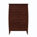 Cascade Five Drawer Chest — Cherry wood reference; selected finish may differ