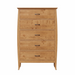 Cascade Five Drawer Chest — Oak wood reference; selected finish may differ