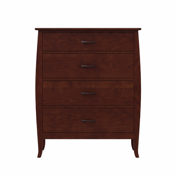 Cascade Four Drawer Chest — Cherry wood reference; selected finish may differ