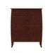 Cascade Four Drawer Chest — Cherry wood reference; selected finish may differ