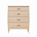 Cascade Four Drawer Chest — Maple wood reference; selected finish may differ