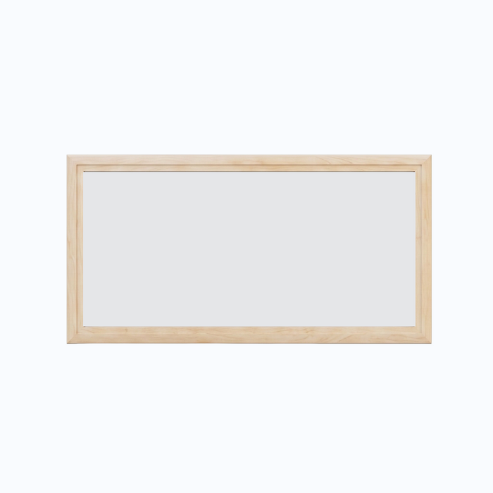 Cascade Mirror — Maple wood reference; selected finish may differ