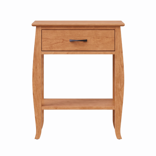Cascade One Drawer Nightstand — Cherry wood reference; selected finish may differ