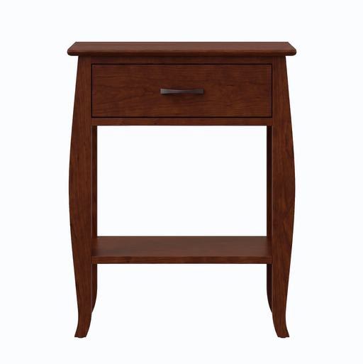 Cascade One Drawer Nightstand — Cherry wood reference; selected finish may differ