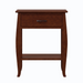 Cascade One Drawer Nightstand — Cherry wood reference; selected finish may differ