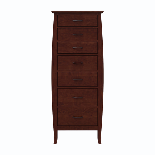 Cascade Seven Drawer Lingerie Chest — Cherry wood reference; selected finish may differ
