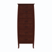 Cascade Seven Drawer Lingerie Chest — Cherry wood reference; selected finish may differ