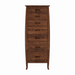 Cascade Seven Drawer Lingerie Chest — Walnut wood reference; selected finish may differ