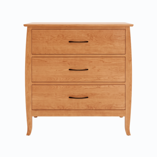 Cascade Three Drawer Chest — Cherry wood reference; selected finish may differ