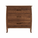 Cascade Three Drawer Chest — Walnut wood reference; selected finish may differ