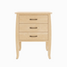 Cascade Three Drawer Nightstand — Maple wood reference; selected finish may differ